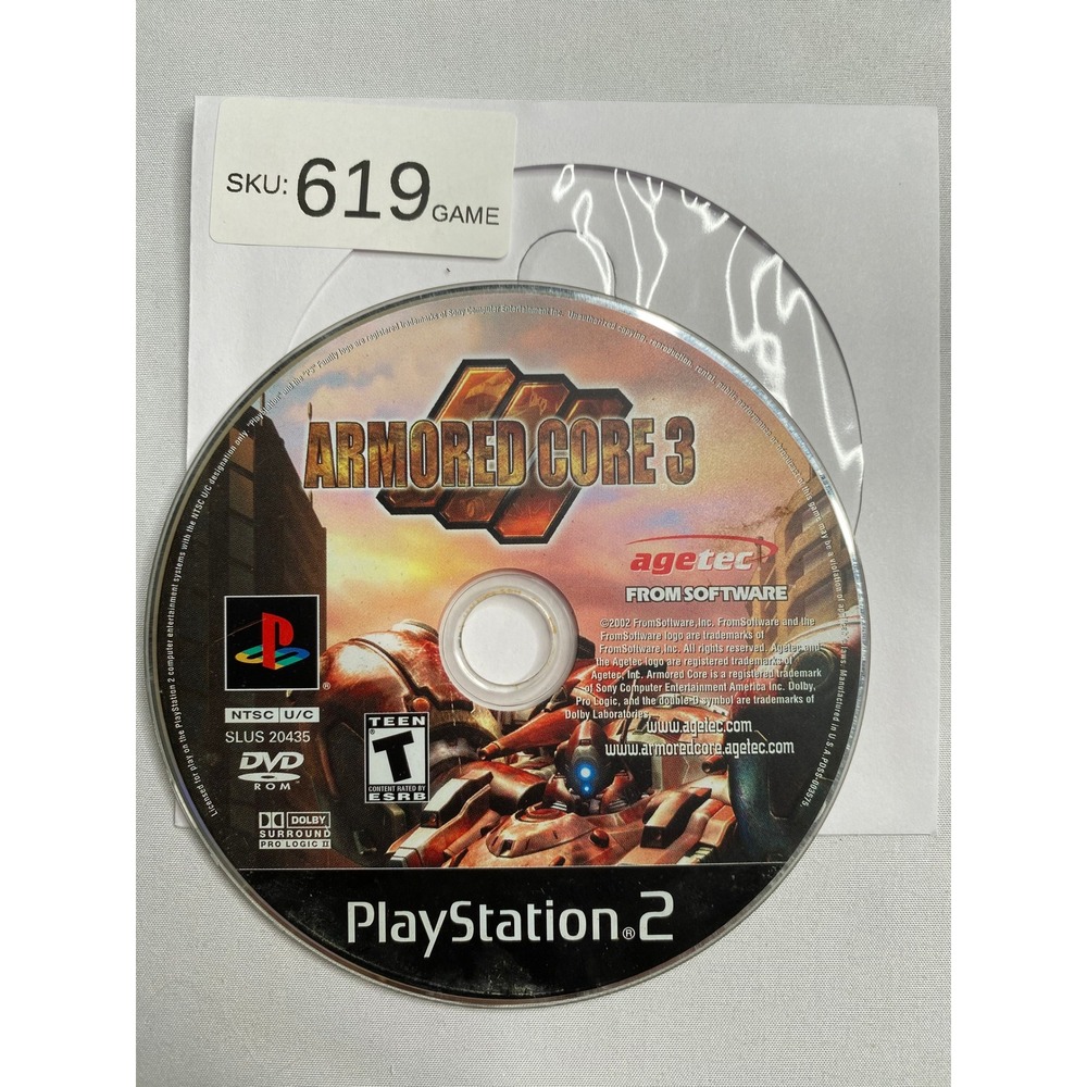 Armored Core 3 Sony PlayStation 2